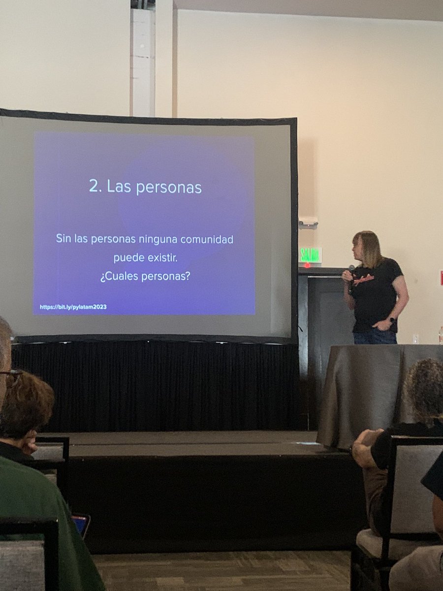 ramrodo's tweet image. Cómo crear y cuidar una comunidad por @NaomiCeder en #PyConLatam2023:
1. Visión, misión y pasión
2. Las personas: Espacio seguro. Invitarlas personalmente.
3. La gobernanza: Roles y responsabilidades

#PyCon #PyConLatam