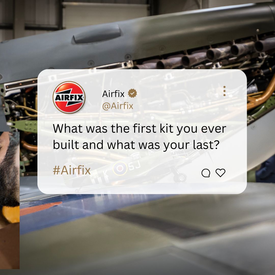 Airfix's tweet photo. What was your first #Airfix build? And what was your last?
Don't forget to tag us!
#Airfix #Scalemodelling #Scalemodellers https://t.co/2m51qNPsar