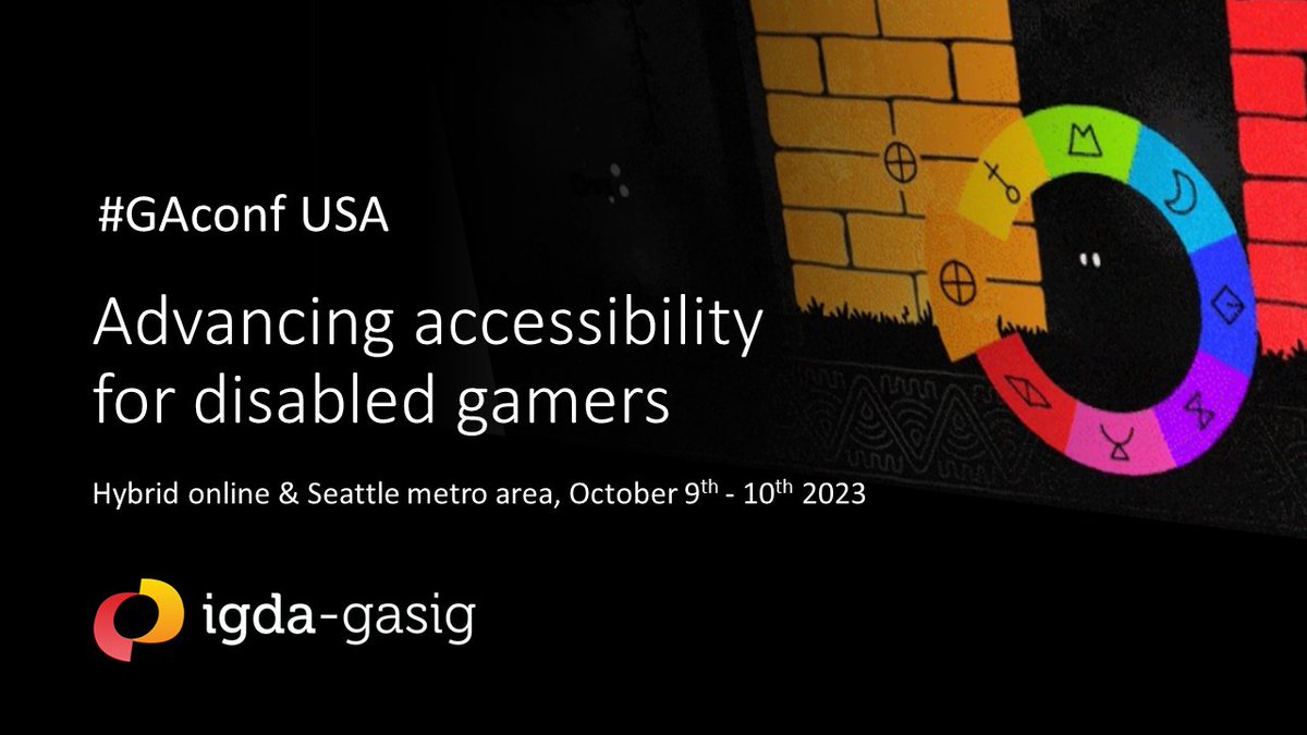 International Game Developers Association (@igda) on Twitter photo #GAconf USA registration open! First speakers announced, including Xbox, Ubisoft, Player Research, Descriptive Video Works, and independent specialists & advocates.
Learn more here: ow.ly/9Ucf50PEpJl
#gamedev #gameindustry #GAconf USA registration open! First speakers announced, including Xbox, Ubisoft, Player Research, Descriptive Video Works, and independent specialists & advocates.
Learn more here: ow.ly/9Ucf50PEpJl
#gamedev #gameindustry