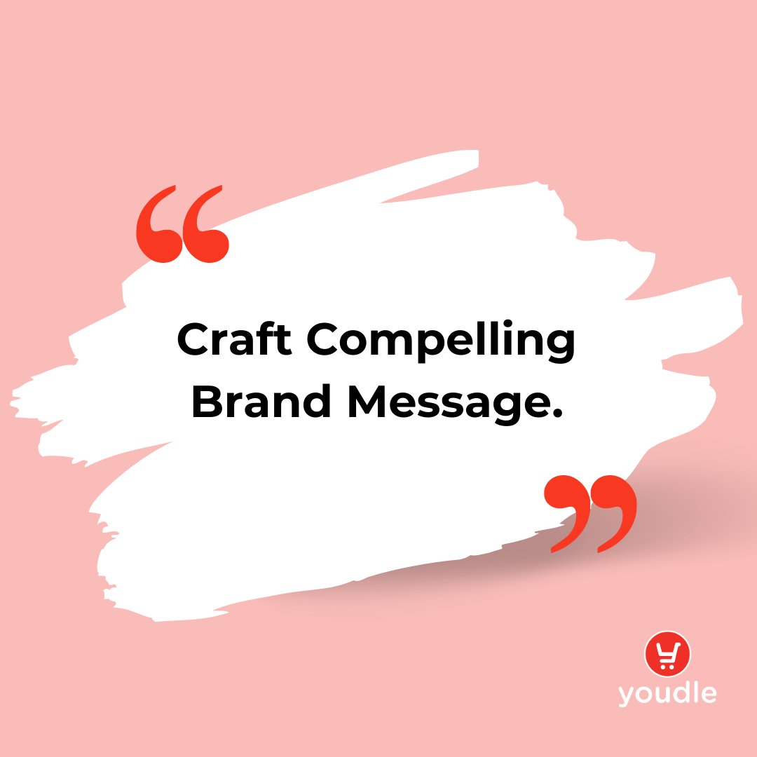 GetYoudle's tweet photo. 📣 Pro Tip: Craft a compelling brand message that reflects your unique value proposition. Stand out from the competition and leave a lasting impression on your customers. How do you develop your brand messaging? Share your insights! #UniqueValue #BrandMessaging https://t.co/KnFvHU42LJ
