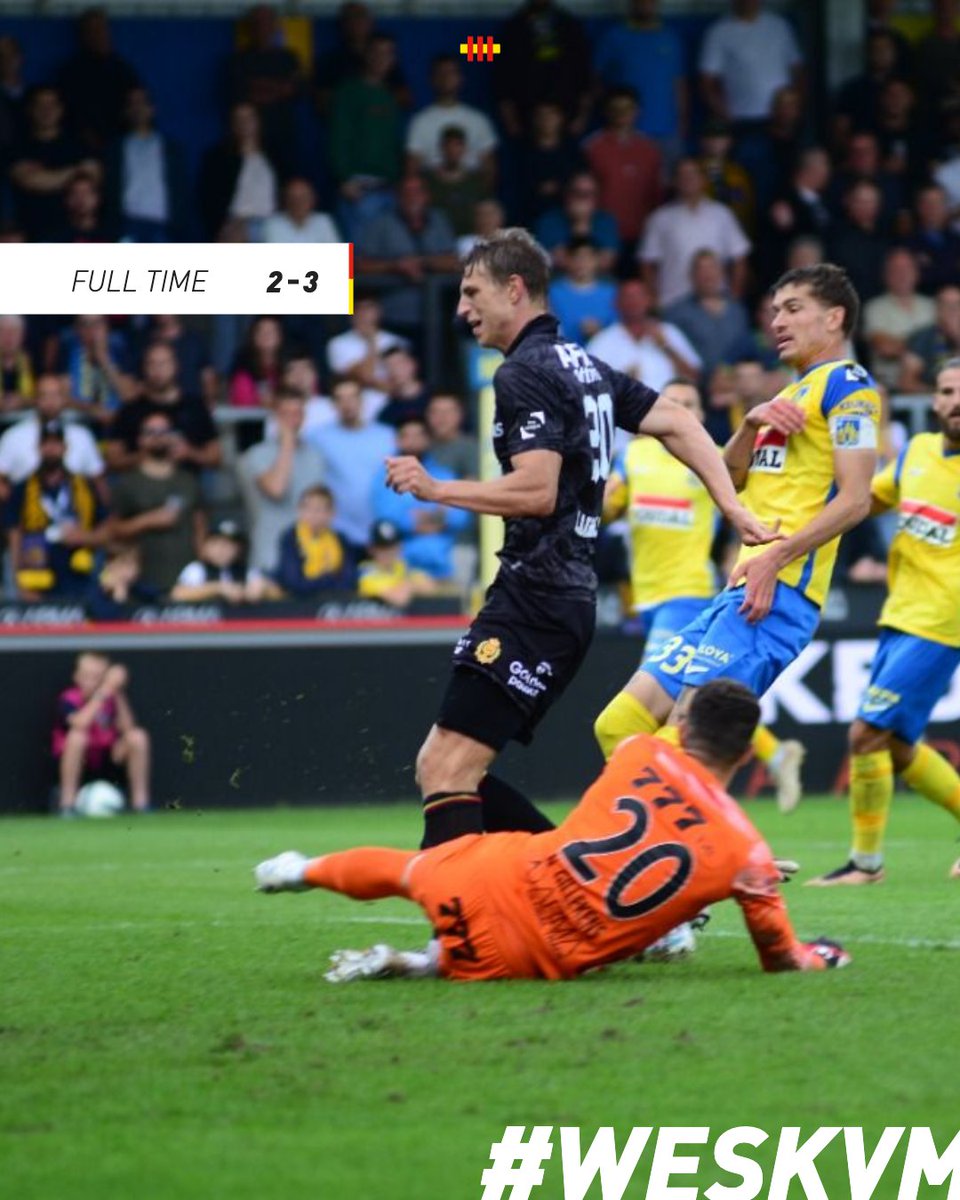 kvmechelen's tweet photo. Één woord, KNOTSGEK 🤪

Malinwa buigt een 2-0 achterstand op zo'n tien minuten om naar een 2-3 en pakt zes op zes 💛❤️

#trotsoponzekleuren https://t.co/Raqpdsj2O6
