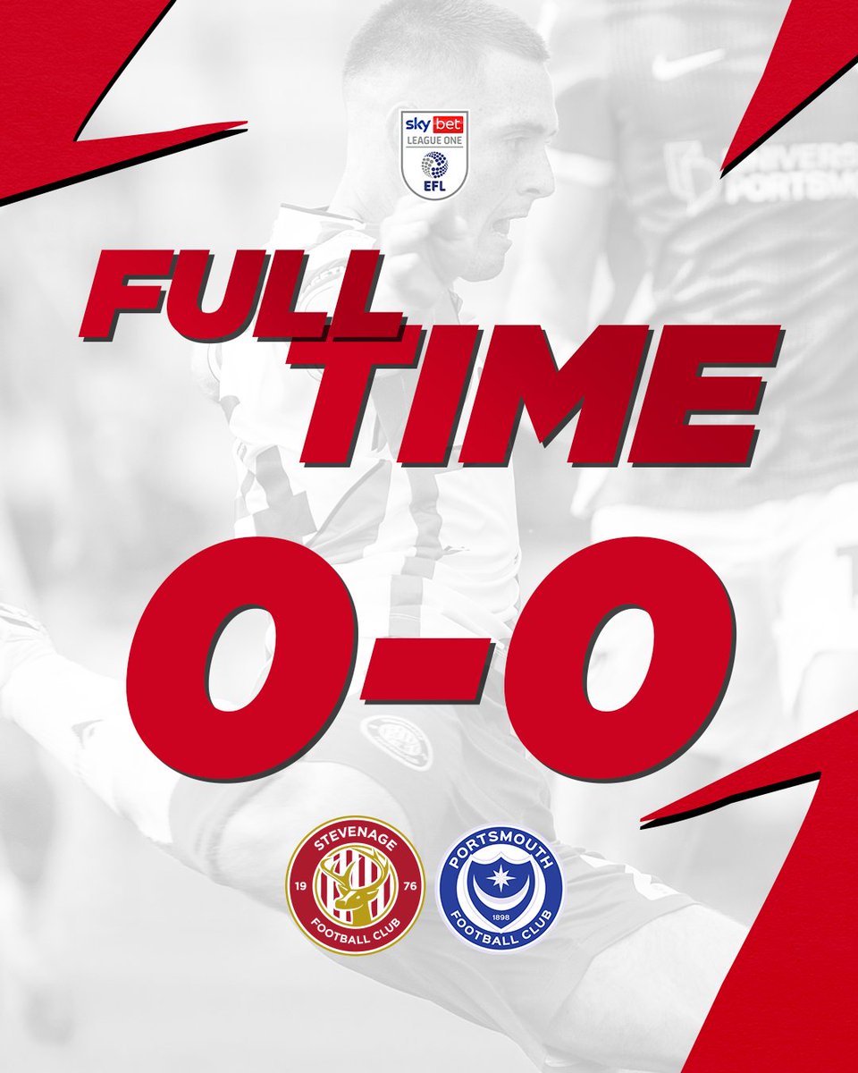 StevenageFC's tweet photo. It ends goalless. ⏰ https://t.co/WuSIaEhAIA