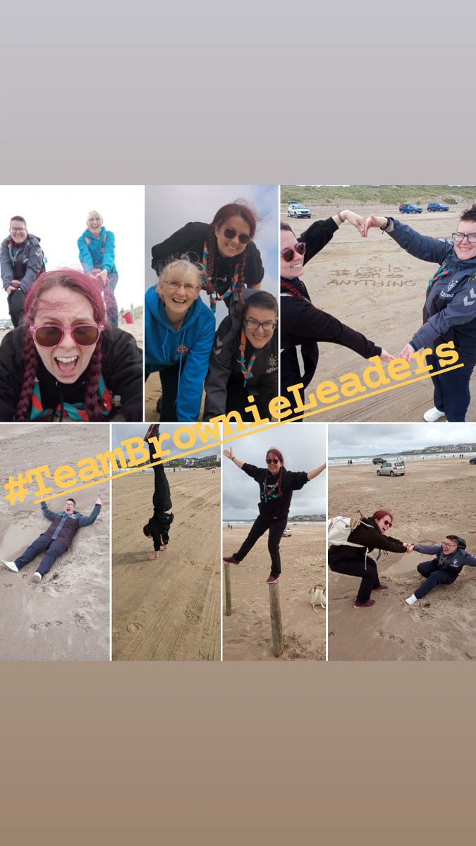 93rdTrefoil's tweet photo. When the girls are away the leaders will play - Photo challenge on the beach to kick off our weekend away! #TrefoilGuild #GuidingFriendsAreTheBestFriends #GuidingAdventures #LeaderShenanigans #LeadersLetLoose https://t.co/vBmFriMMsD