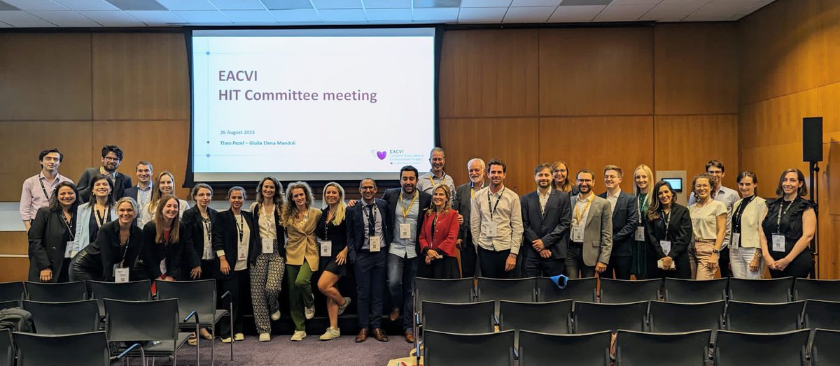 Better together ✨✨ #EACVI-HIT Committee meeting at #ESCCongress 2023 ❤️ @s_e_petersen @leylaelifsade @drozgeozden @PezelT @DrGEMandoli @Giulia_Vinco @VDelgadoGarcia @saramoscatelli7