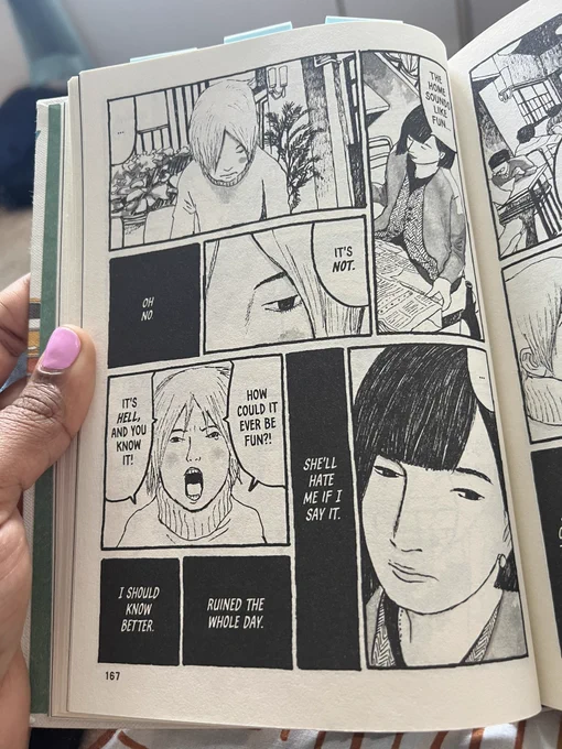 Thinking about `Sunny' today by Taiyō Matsumoto &amp; how volume 2 probably broke me the most b/c we see Haruo trying so hard to have his mom like him to the point he's convinced himself he's the problem &amp; feels like he's ruined his chances by having a breakdown (that's justified) 