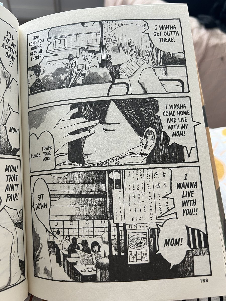 Thinking about `Sunny' today by Taiyō Matsumoto &amp; how volume 2 probably broke me the most b/c we see Haruo trying so hard to have his mom like him to the point he's convinced himself he's the problem &amp; feels like he's ruined his chances by having a breakdown (that's justified) 