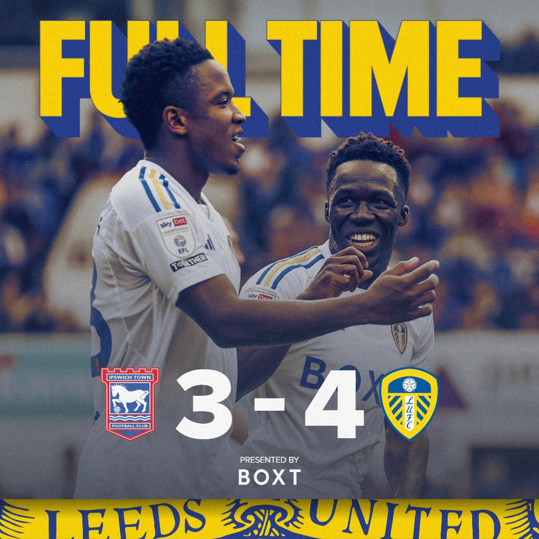LUFC's tweet photo. 🤯 WHAT. A. GAME. https://t.co/HBUHFrSo0L