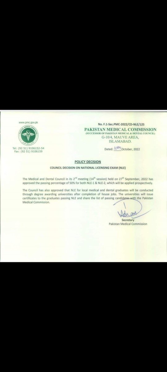 harryali707's tweet photo. As it is evident PMDC is in violation of it's own policy, so will there be any sort of accountability? Who is responsible for the aftermath of such incompetence,that has affected lives of thousands of citizens
#WerejectNREResult 
#NREON50Percent 
@farzanakpmln 
@pmc_org 
@PakPMO https://t.co/PtYw3Uu7z4