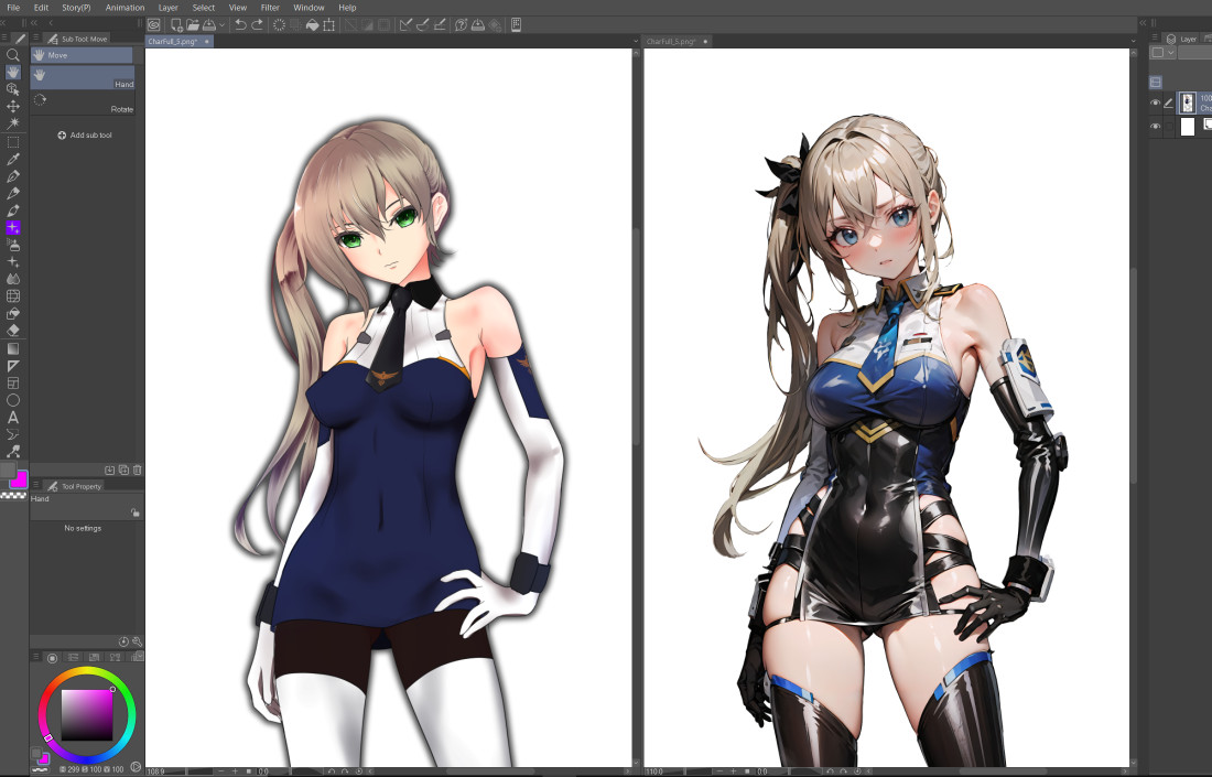 yuri_factory's tweet photo. Been trying out old character drafts with Stable Diffusion, aside from constantly messing up random details it has been pretty help tool. https://t.co/oOydYNObH3