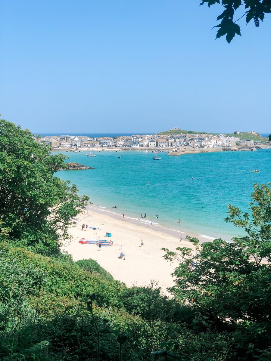 Peeking through the lush trees and there it is - the breathtaking Porthminster beach, a true slice of paradise! 

Comment below if you agree.😀

#PorthminsterBeauty #porthminsterbeach #stivescornwall #stives #cornwallcoast #cornwallcoast