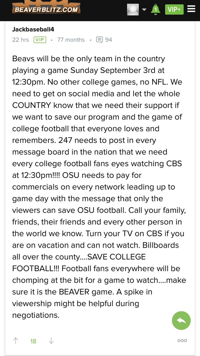 BoardGeniuses's tweet photo. Call your family, friends, their friends and every other person in the world you know and tell them to watch #OregonState. https://t.co/yPSI7MuJet