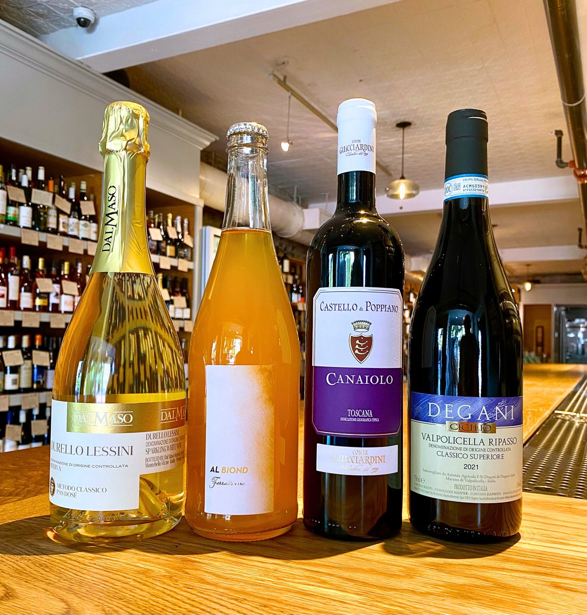 CorkDC's tweet photo. It's "All #Italia" this #Saturday at Cork.
Go Island-Hoping at #CorkSpringValley or stay on the mainland at #Cork14th
~ Dal Maso Durello Reserva
~ Ferretti al Blond #Lambrusco Bianco
~ Poppiano Canaiolo
~ Degani Valpollcella Ripasso
#cork #corkdc #winetasting #italianwine https://t.co/hBNh9ZyVK2