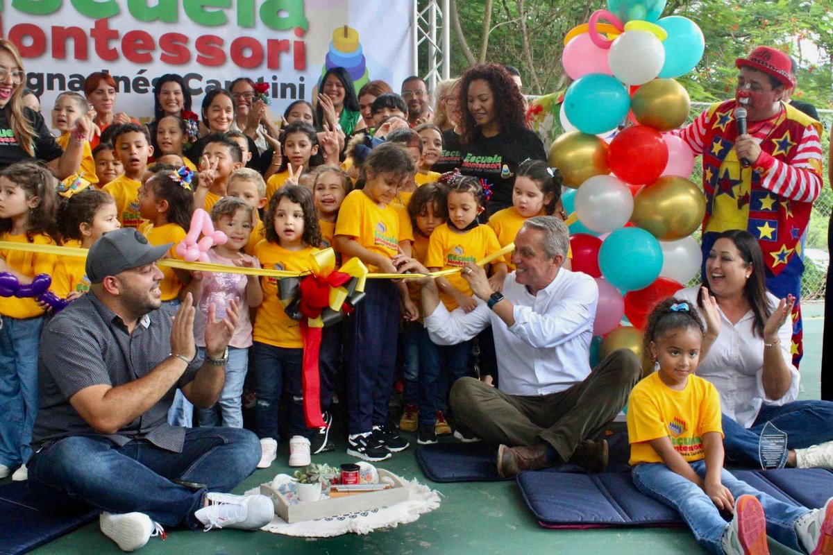 jcgarciapadilla's tweet photo. Ayer fue la gran Inauguración primera escuela Montessori pública en la ORE Sur de Puerto Rico. La Escuela Benigna I Caratini en Bo Palmarejo, Coamo. https://t.co/RiPPvqjnYY