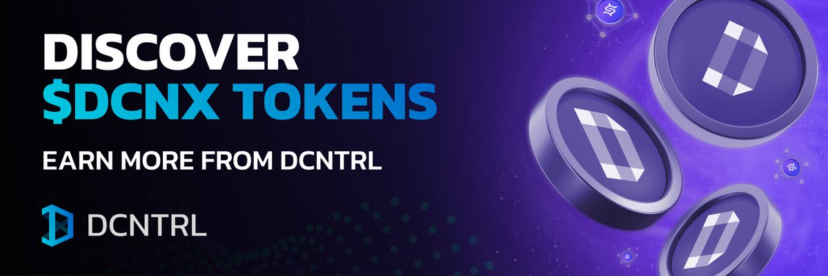 🔍So what’s $DCNX? - The native reward token of the DCNTRL Network!

It's not just a token; it's the key to earning protocol revenue. By holding and staking $DCNX, you get to earn and shape the future of stablecoins on BNB Chain.