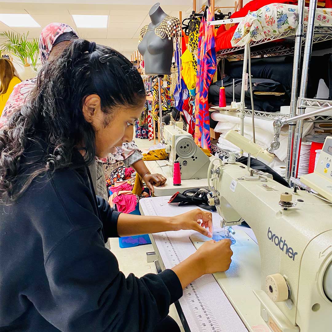 Do you want to learn how to use a sewing machine but would prefer 1-2-1 tuition? We can help you!

We are now offering 1-hour slots for individuals to learn how to stitch from Tuesday to Friday at our shop on Fonthill Road, FC Designer Workspace.

Email Georgia@fashion-enter.com