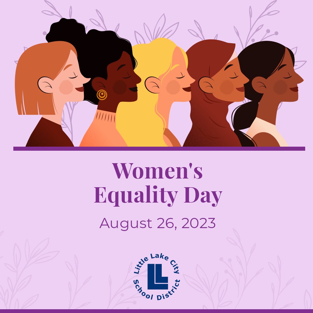 Paddison_ES's tweet photo. Happy #WomensEqualityDay! 🎉 At #LittleLakeCSD, we stand committed to fostering an environment where every individual is empowered, valued, and given equal opportunities to thrive.

#PaddisonES https://t.co/JXi3zgDmVq