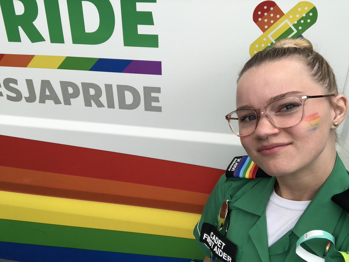 ElishaHughesHC's tweet photo. Day 2 of Manchester Pride! Today I attended the Manchester Pride Parade and it was an amazing experience! I also did a Cadet Takeover on the Official SJA Instagram Account!
@SJAGMYouth @stjohnambulance #CadetReporter #SJAPride https://t.co/RoN6lWV6Z9