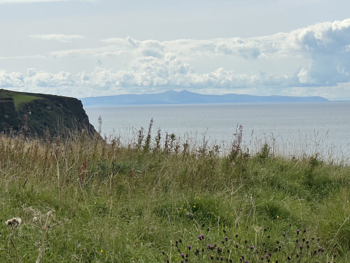 Clear view of the Isle of Man from Whitehaven this afternoon <a href="/jm130tt/">John McGuinness MBE</a> <a href="/mrsbeckymcg/">Rebecca McGuinness</a>