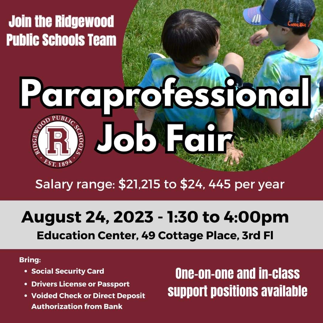 JOIN US! #TeamRidgewood #MaroonPride #jobvacancy #positionsvacant