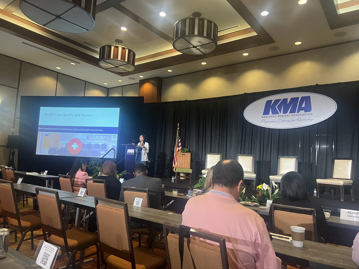 jiapenghuang's tweet image. KMA President Dr. Monalisa Tailor on #Social #Determinants in #Healthcare #KMA2023 @KYMedAssoc