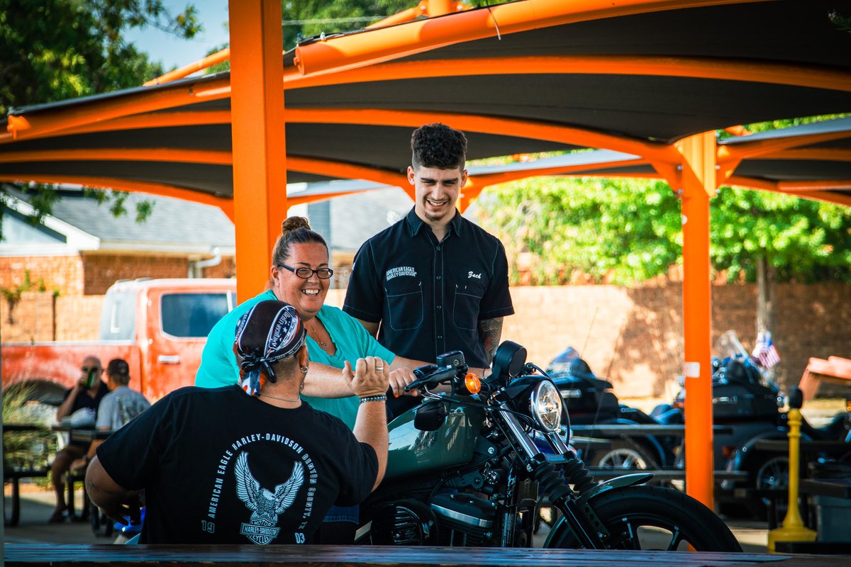 AEHD_KickAss's tweet photo. Haven’t ridden in a while or maybe new to riding entirely?? Swing into American Eagle Harley-Davidson Today and Start At Step One With Our Motorcycle Simulator!! 🏍️ 🇺🇸 🦅
Learn More: https://t.co/KFbpd1OnDY
#learntoride #webuildriders #aeharley #harleydavidson #harley #bike https://t.co/AqJigpOrLp