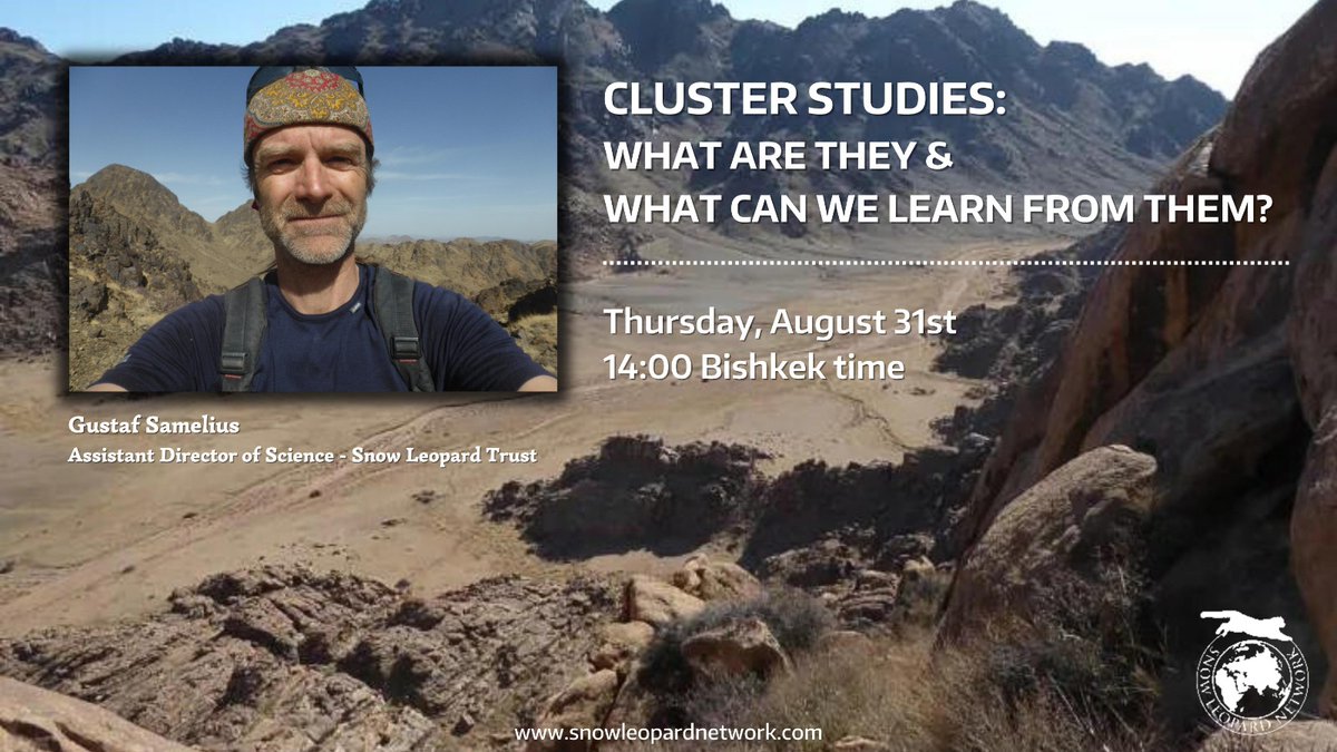 SnowLeopardNet's tweet photo. @GSamelius @snowleopards will share recent insights from #research in the South Gobi Mongolia, part of the 15-year-long #EcologicalStudy in the region.

31st Aug ⏰ 2pm Bishkek

👉  https://t.co/L1v9N2CNGn https://t.co/i7UmStJ017