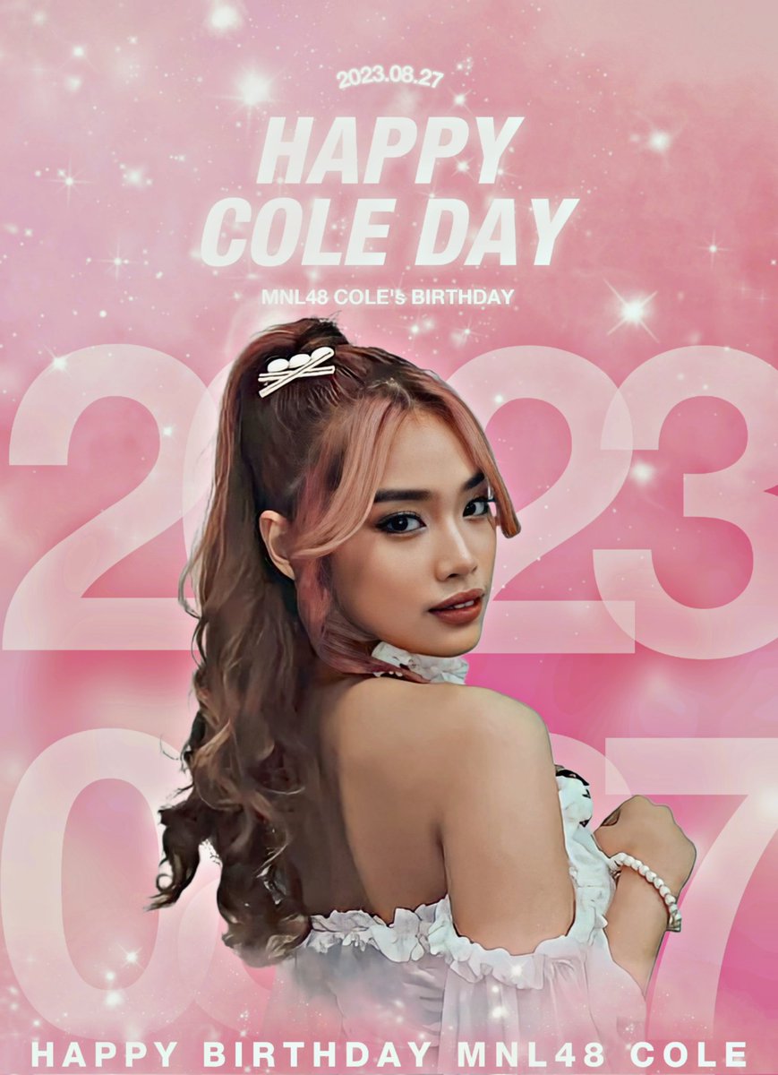 colenacoleofc's tweet photo. HAPPY COLE DAY!!

Happy 20th Birthday MNL48 Cole

#MNL48
#MNL48Cole
#HappyColeDay https://t.co/RdXK9817I0