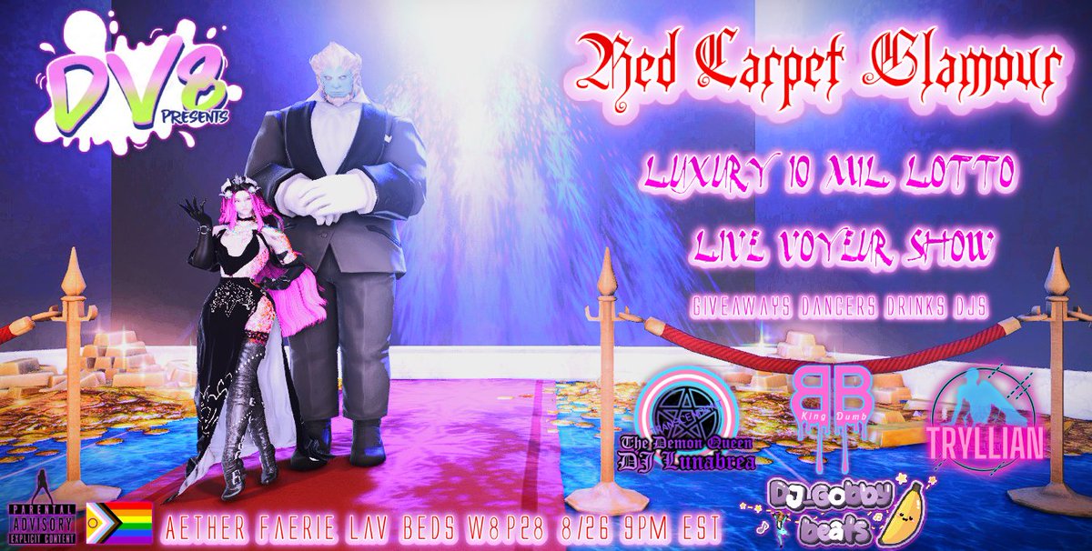 MyKingDumBB's tweet photo. ON TONIGHT: #DV8OpenL8 invites you to Red Carpet GLAMour! Deviate to our haus for an evening of L U X U R Y - no red carpets were harmed during the creation of this event. Resident DJ @DJTryllian & Lunabrea will be warming up the decks for special guest DJ Gobbybeats! https://t.co/EXMwvhnCh3