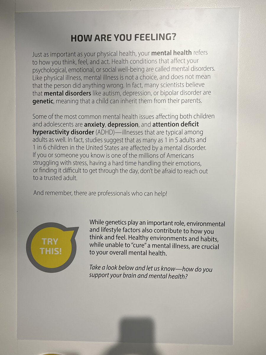 debshackell's tweet photo. Loved seeing #MHPinaction @MOSTSyracuse. Powerful learning and connections to science — plus helpful information, tips on seeking/providing support, and available services in the area. https://t.co/6jnDmlMcjK