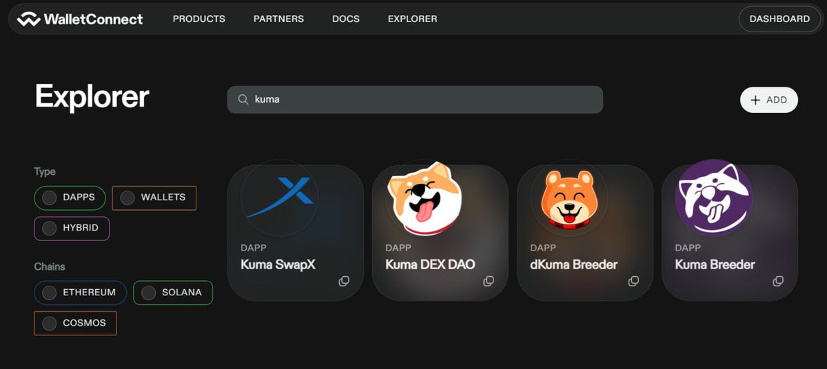 OfficialKumaInu's tweet photo. Congratulations #KumaCommunity our 4 decentralized products have been listed on @WalletConnect! 🔥 

#KumaBreeder
#dKumaBreeder
#KumaSwapX
#KumaDEXDAO 

Always making progress on the blockchain! #DeFi #KumaInu 🐕

https://t.co/5sGSS9iAVP ♾️ https://t.co/M4hUYcb1K0