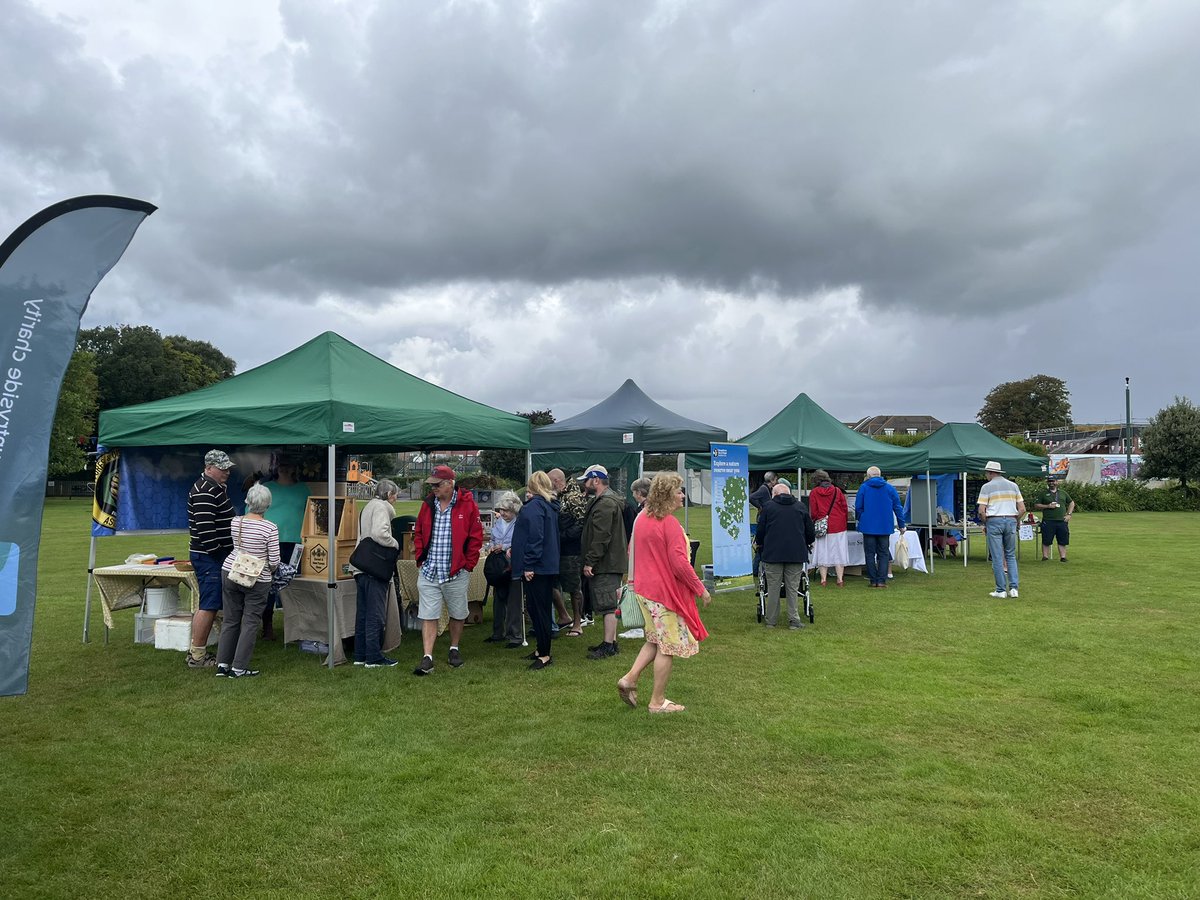 ConservationNFS's tweet image. Lovely day at the #NewForest Bee Fayre 🐝, even if the weather wasn’t kind to us! ☔️ Thank you to all our exhibitioners, art competition entrants 🎨, fancy dress competition entrants 🦋 and visitors who braved the thundery, rainy weather. ⚡️ See you next year! (24.8.24) 🐝