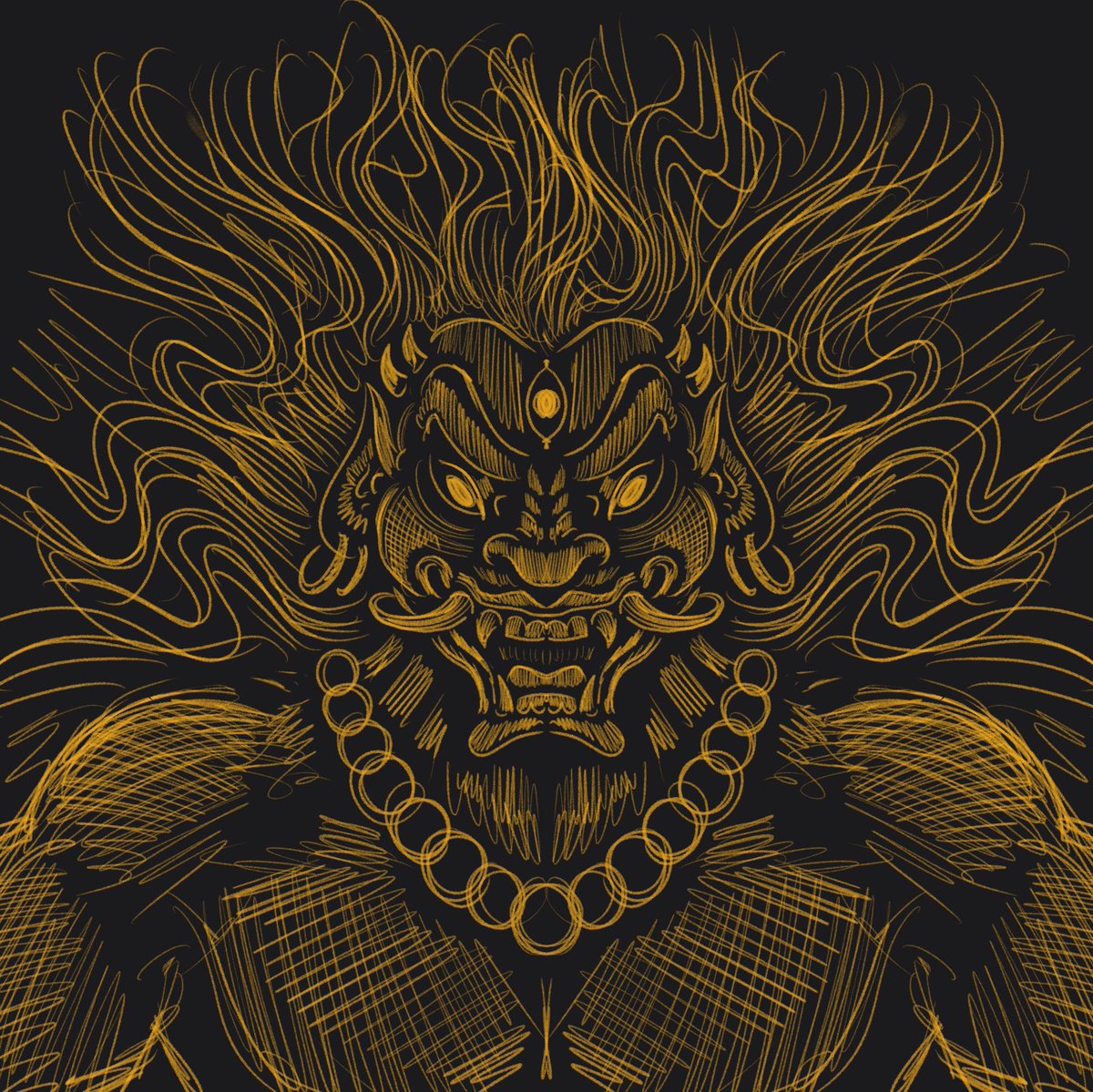 YokaiAvengers's tweet photo. 🚨Concept art

Oni are horned demons from Japanese folklore, evolving from feared spirits to diverse figures in modern tales. 

#YokaiAvengers ⚔️
#Ordinals 🟧 https://t.co/sZnUS9KDAn