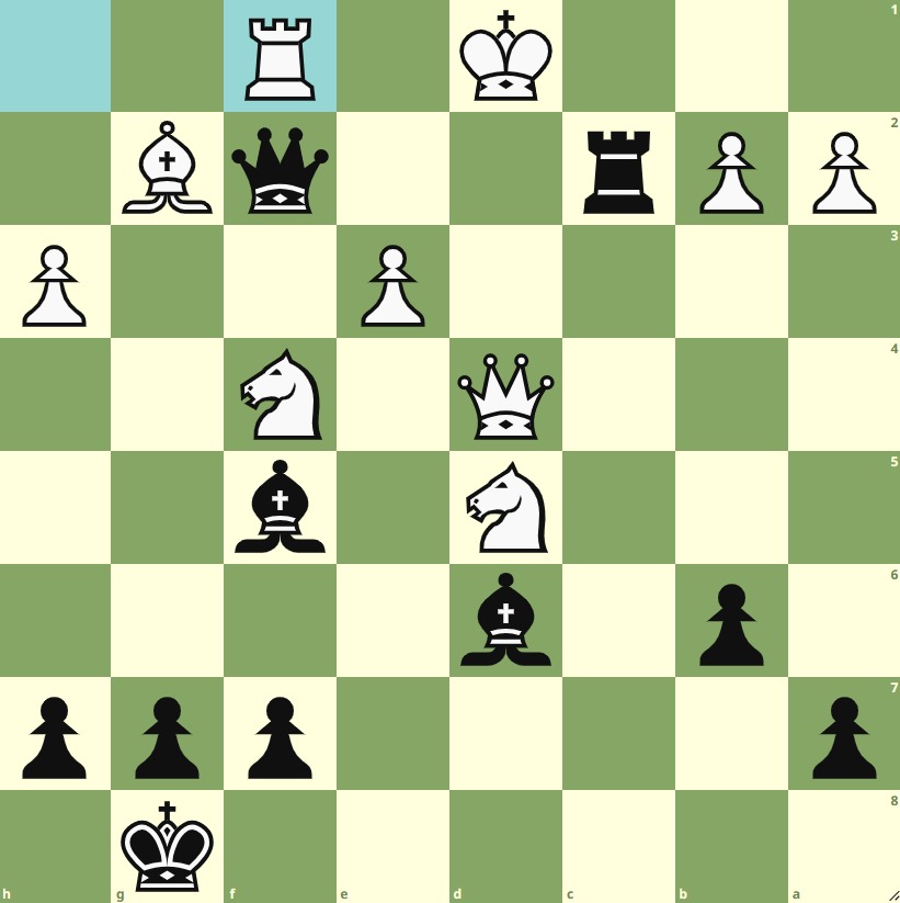 GrandChessTrain's tweet photo. Oh no! not my queen... sike! mate in 2.
#chess #chessriddle https://t.co/Dk5NDsRTbL