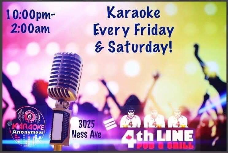4thLinePub's tweet photo. 🎙️ Join us TONIGHT at your FUN Corner Bar for Karaoke Saturday from 10pm to 2am.

Saturday Specials include:
🍔 Bacon Cheeseburger &amp; Fries $11
🍹 Sangrias $6.25

#funcornerbar #karaoke https://t.co/L18MUEWVb4