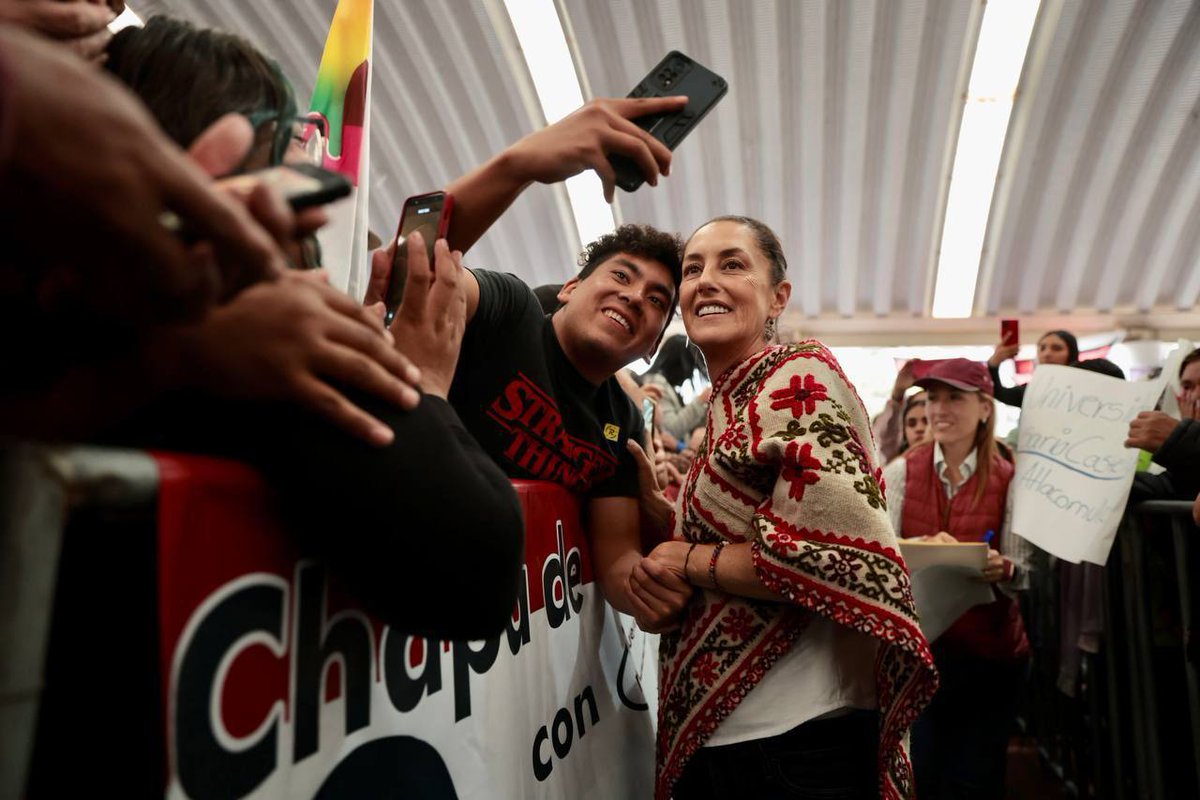 JosefinaRo44's tweet photo. Es tiempo de las mujeres❤️❤️ Claudia Shienbuam  #VamosConClaudia #MORENA #4T https://t.co/FrasZ0VgUv