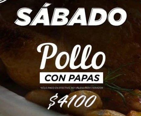 martinboix's tweet photo. Mi índice de inflación de pollo a las brasas con papas de rotisería del macrocentro que me manda promociones me da 50% de inflación en 55 días: del 2 de julio al 26 de agosto #Inflacion #PreciosRosario https://t.co/6lskUVlLcP