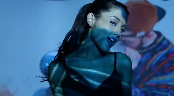 PopCrave's tweet photo. Ariana Grande says “The Way” was the most fun music video to shoot from ‘Yours Truly’:

“We had no budget, didn’t even tell the label we were gonna do it. Made it ourselves. And we said, ‘Listen, we have a camera, we have a projector, we have music, we have balloons, we got dancers,  Brian and Scott… [The label] brought it up to me, they were like, ‘We need to shoot a music video.’ And I was like, ‘Oh, we already did it.’”
