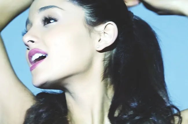 PopCrave's tweet photo. Ariana Grande says “The Way” was the most fun music video to shoot from ‘Yours Truly’:

“We had no budget, didn’t even tell the label we were gonna do it. Made it ourselves. And we said, ‘Listen, we have a camera, we have a projector, we have music, we have balloons, we got dancers,  Brian and Scott… [The label] brought it up to me, they were like, ‘We need to shoot a music video.’ And I was like, ‘Oh, we already did it.’”