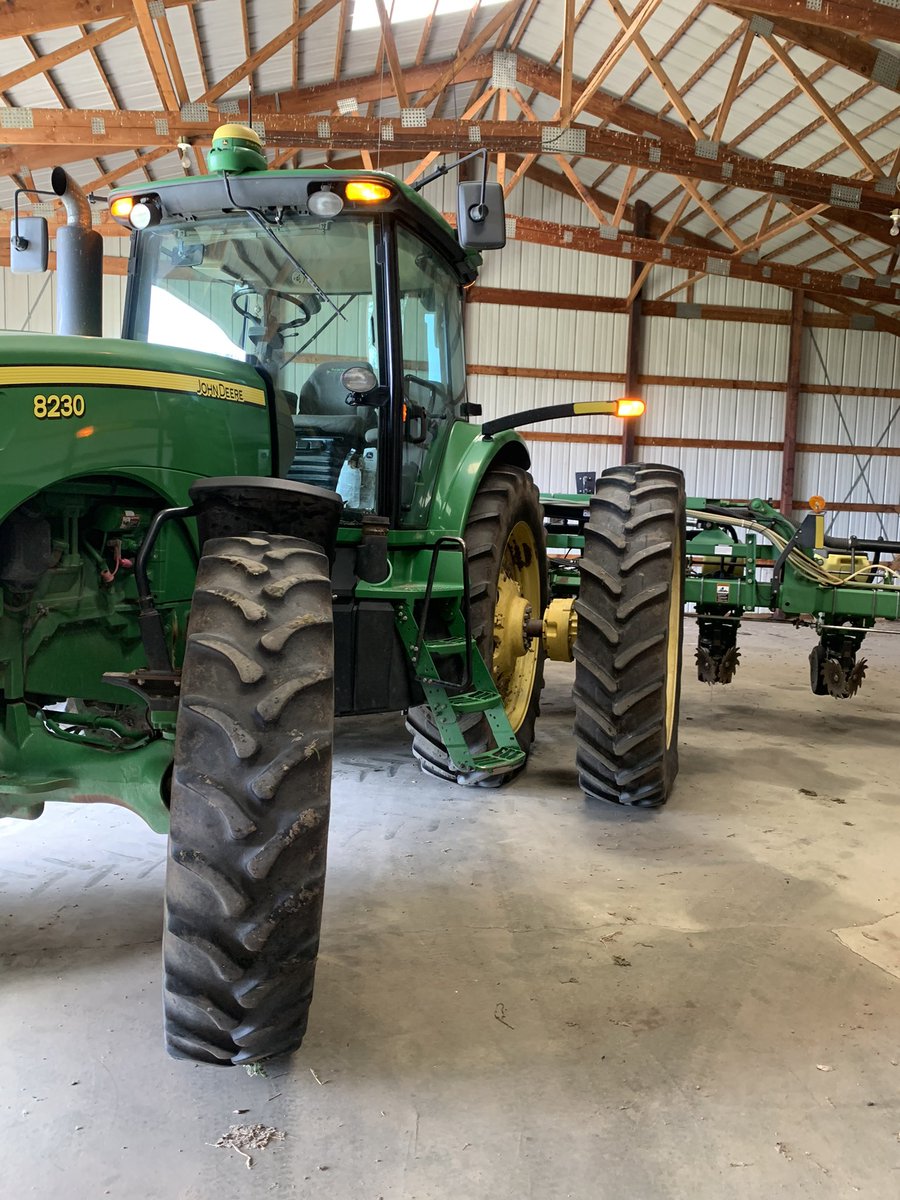 Not saying I’m behind but I just finally got the planter put away.