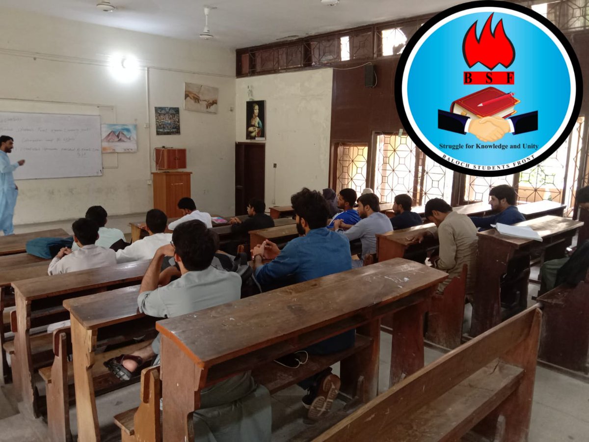 بلوچ اسٹوڈنٹس فرنٹ جامعہ کراچی یونٹ کی جانب سے  بروز جمعہ، بمورخہ 25 اگست 2023 کو  لیکچر  "نوآبادیات اور اس کے اثرات" کے عنوان پر ایک لیکچر  منعقد کیا گیا جس میں اسپیکر بی ایس ایف کراچی زون کا صدر اسد اللّٰہ قمبرانی تهے