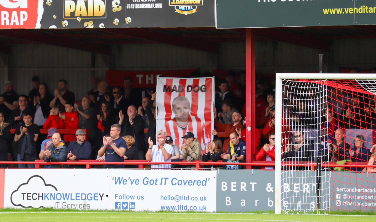 altrinchamfc's tweet photo. That one was for you, Mad Dog ❤️ https://t.co/NS5EcDQ5Ky
