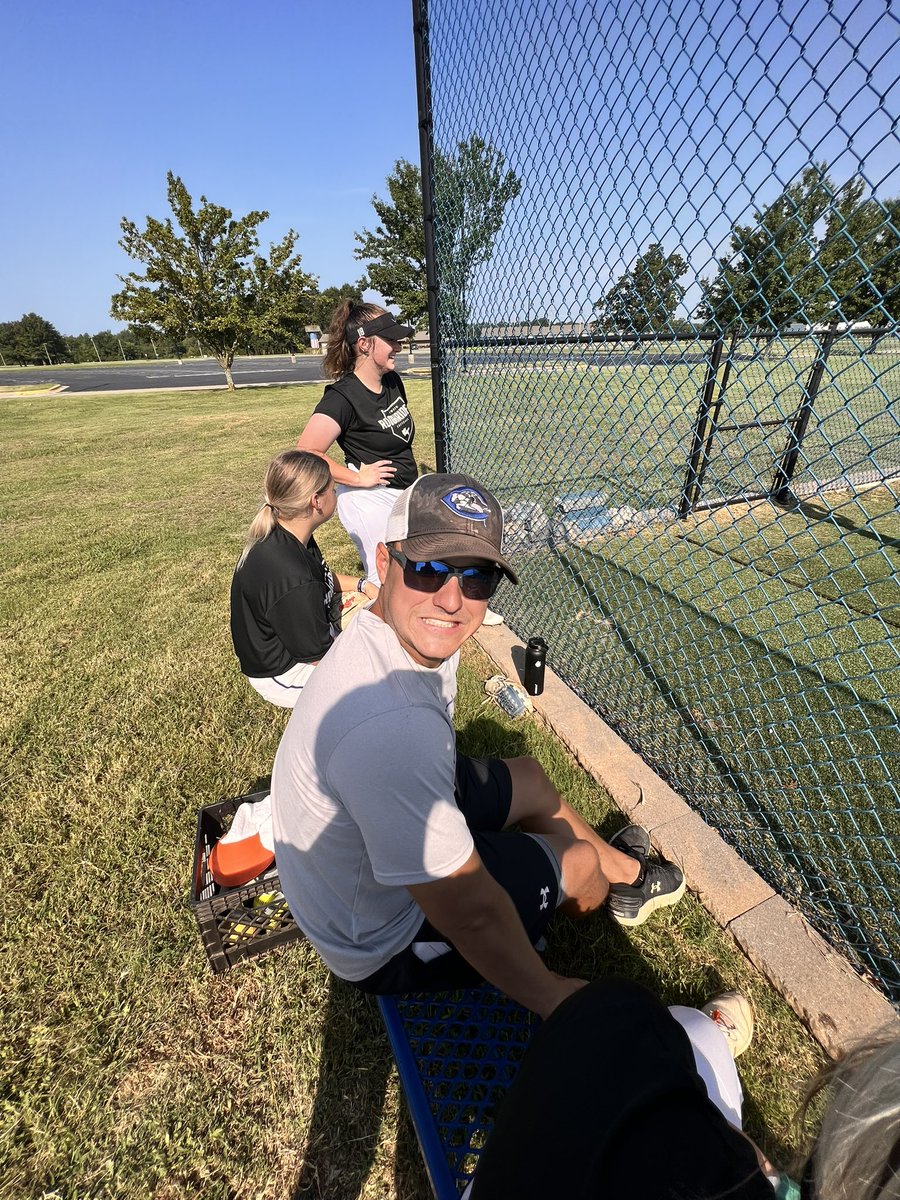 CCRoughridersSB's tweet photo. Ballin with our bros 🤠

#RoughRiders #WEEKONE https://t.co/yeYsoukPIR