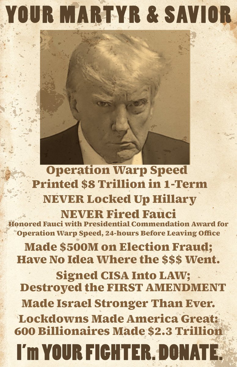 va_shiva's tweet image. Please donate lots of money to our martyr and savior.  He delivered “salvation”: operation warp speed, lockdowns, trillions for 600 billionaire, commendation award for Fauci, &amp;amp; more.

Or, if you want someone who will Shatter the Swarm: Shiva4President.com