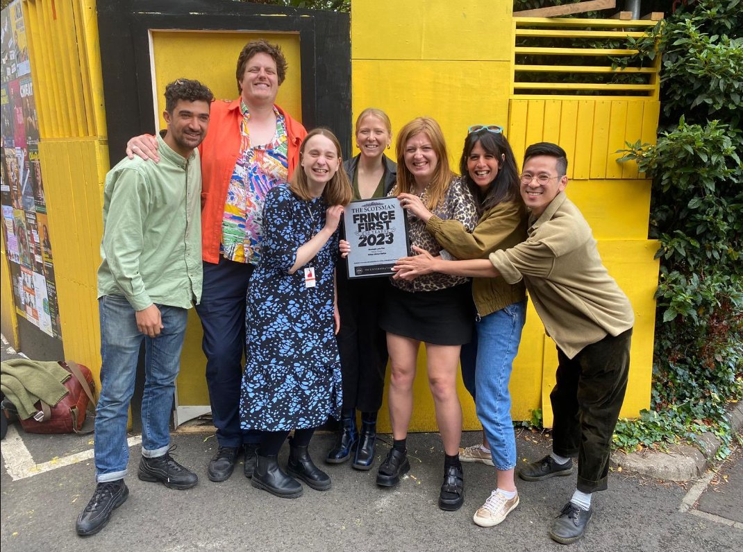 sohotheatre's tweet photo. PLUS - a HUGE shoutout to the other amazing #FringeFirst winners including @hellomiriam's #StrategicLovePlay @painesplough
And, Beasts @womxnxarts
Make sure you check 'em out before the end of the festival! https://t.co/2iwD0tA5ZI