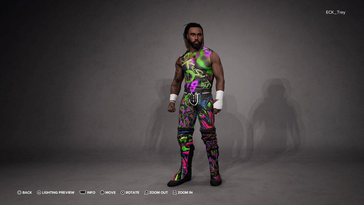 LongLiveTreyvon's tweet photo. Just uploaded my joker/ Carnage attire. Hashtags are #CAW #SHREDDAH https://t.co/twrHDTP5cu