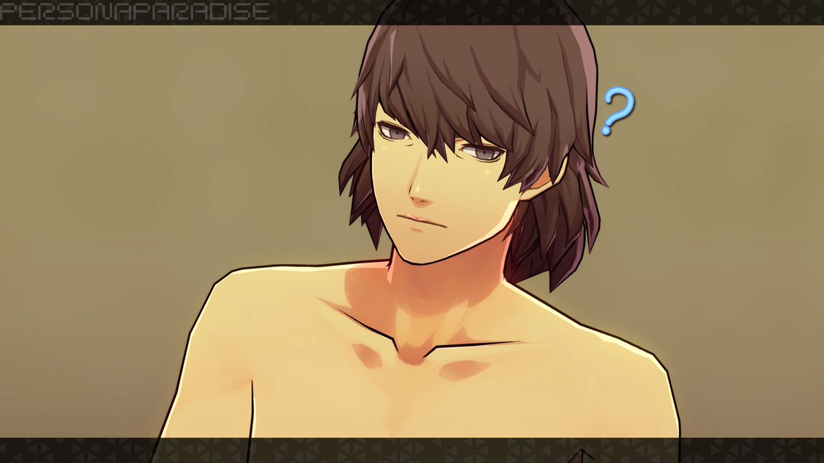 personaparadise's tweet photo. The morning after "You spent a long time with Shinjiro" (1/3)

#Persona3 #P3P https://t.co/7NBvp6tePj