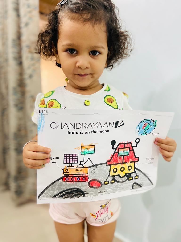 tanmay168's tweet photo. Congratulations @isro @PMOIndia on becoming 1st nation to land on south polar region of the moon..
#Chandrayaan3 
#IndiaOnTheMoon https://t.co/bekBbimPXk
