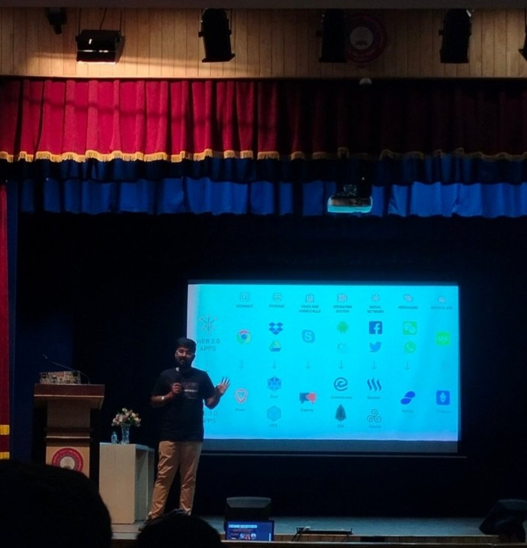 22DishaG's tweet photo. Glad to have an opportunity to attend this event i.e. #BlockmeetRanchi and #Web3Jharkhand organized by
@FoundershipHQ, @TheSuranaverse and @Web3Jh.It was very interesting and informative session. Here I learned about web3,blockchain, and more about development.
Enjoyed it alotπ€© https://t.co/68ib05qcLB