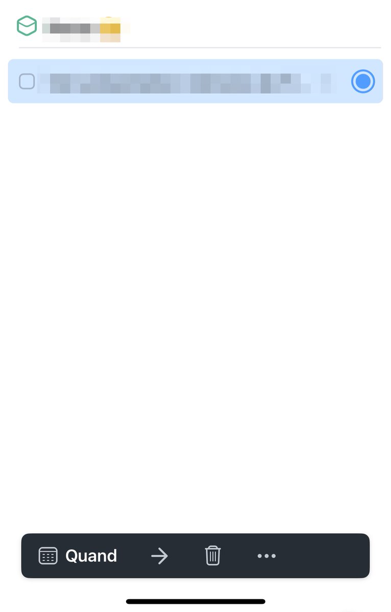 Farnots's tweet photo. @culturedcode Hello, on iOS, when I select task by the multi-select mode, the action bar at the bottom take full length instead of being in the middle. https://t.co/EwoBAJYiBn