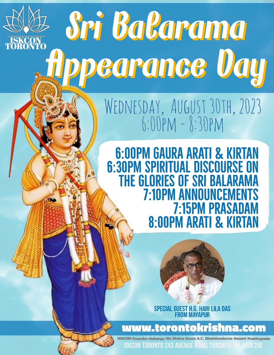 TorontoKrishna (@torontokrishna) on Twitter photo 